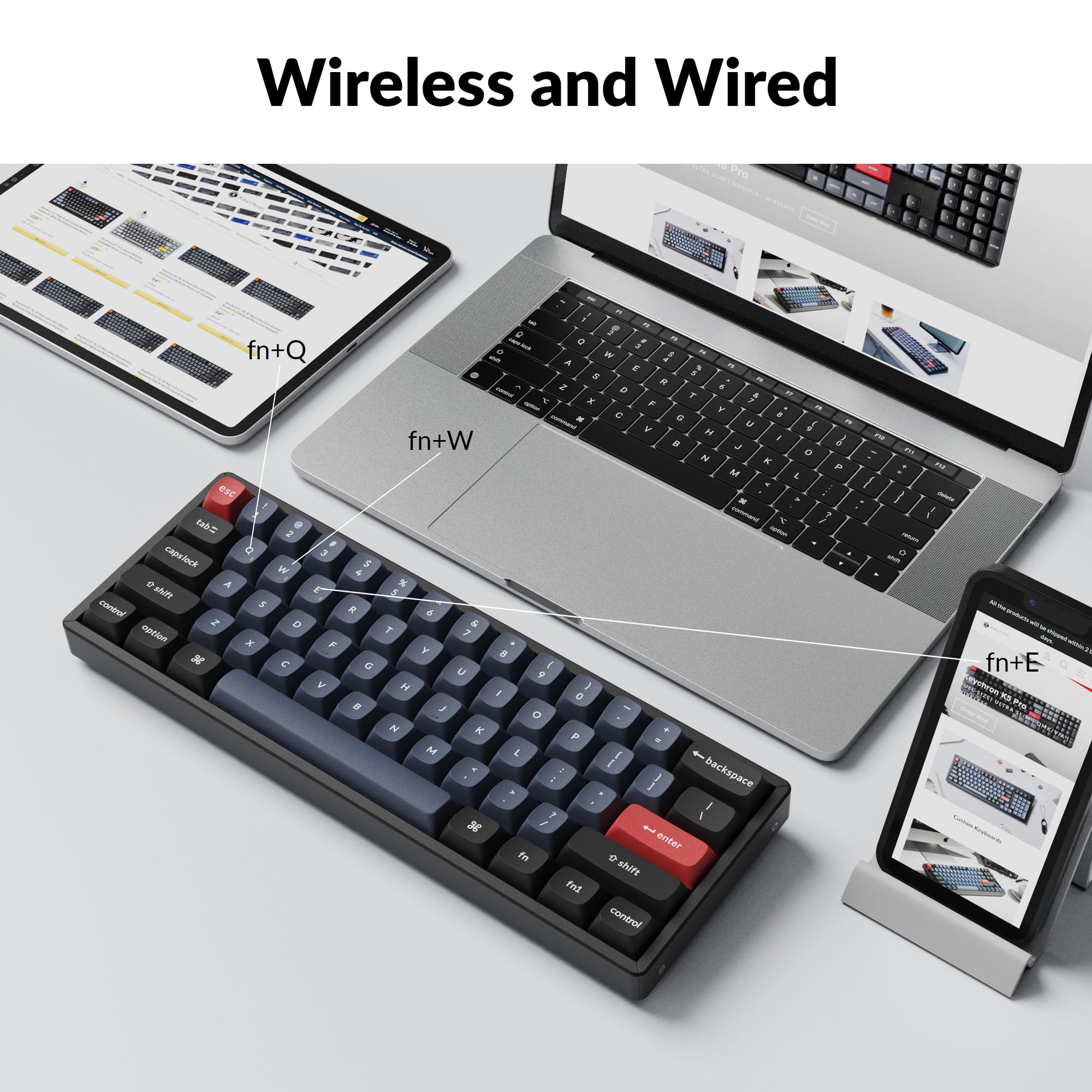 Amazon.com: Keychron K12 Pro QMK/VIA Wireless Mechanical